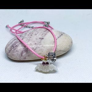 Cute bat necklace, tiny bat necklace